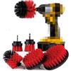 HUAWELL Set di 6 diverse dimensioni spazzola Power scrubber Stiff Brush trapano kit spazzola/spin/drill Powered Deck Brush/rimuovere alghe, muffa, muffa, e statue da giardino, lapidi, muschio e monumenti