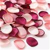 Serwalin 300 petali di rosa artificiali in seta, per matrimoni, colore bordeaux, petali finti per proposte, cestini, corridoi, addio al nubilato (4 colori misti)