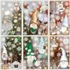 SILARLAIT Vetrofanie Natalizie, SILARLAIT 10 Pezzi Adesivi Finestra Natale Statico & Rimovibile & Riutilizzabile, Decorazioni Natalizie, Vetrofanie Natale Finestre Decorazioni per Casa Negozio Ufficio