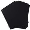 AIOR Scrapbooking Carta 26 x 18 cm(10.23 x 7.08), Pagine Refill Nero per Album di Foto Album 28x 21cm(11.02 x 8.26), 30 Pezzi