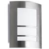 FORLIGHT Applique da Esterno IP55, Acciaio Inox, 1500 Lumen, E27 60W - Illuminazione Potente per Giardino e Terrazza, Resistente all'Acqua, Design Moderno e Durevole