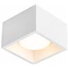 Dopa Plafoniera in Gesso Verniciabile da Soffitto con Attacco GX53 e Lampadina LED da10W Inclusa - Design Moderno Minimal, CCT 3000K 4000K 6500K, 1-4 Luci (1)