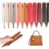 GomTrynxil 10 colori in pelle PU con foro da 18 cm, per borse fai da te, chiusura lampo, per borse fai da te all'uncinetto