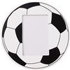 Zep Calcio Verticale, Legno, Nero/Bianco, 24,5 x 24,5 x 2 cm