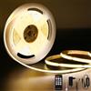 ANTENLICHT Striscia LED COB 5M Bianco Naturale 4000K 36W, Strip LED Dimmerabile con Telecomando, CRI90+, 24V Larghezza 8mm, Striscia LED Adesivo Tagliabile