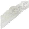 Blausky 8 cm x 3 yards, nastro in pizzo di cotone, a forma di onda, vintage, bordatura in pizzo, bordatura larga, passamontagna per abiti, matrimonio, decorazione per abiti da sposa, albicocca