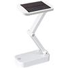 DINOWIN Lampada da tavolo solare, USB Ricaricabile Portatile 24 LED Mini lampada da tavolo solare Illuminazione interna da lettura, Lampade da lettura a letto