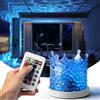 Probuk Lampada Aurora Boreale Cubo con Telecomando, Proiettore Stelle a 16 Colori Rotante, Luce Notturna LED Soffitto per Bambini, Decorazione Camera da Letto e Regalo（Forma di corona）