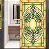 Xijier Pellicola per finestra senza colla Pellicola per la privacy Figura decorativa Vetro smerigliato Copertura per porte e finestre Adesivi per finestre Adesivi per finestre 50x100cm (19,7x39,4)