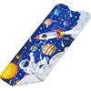 SHUCHING Tappetino Vasca Antiscivolo Bambini, Tappeto Doccia Antiscivolo Bambini 100x40cm, Tappetino Bagno Resistente alla Muffa e Lavabile in Lavatrice, Astronauti