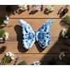 Mondocreazioni Farfalla in ceramica siciliana di caltagirone realizzata e decorata totalmente a mano (15 CM, 07)