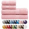 Bassetti Morbidissimo Set Asciugamano Asciugamani 480 Gr/m² 100% Cotone Set 4 Pezzi Assorbenti Soffici - Collezione (Rosa Baby, 2 da 60x110 cm + 2 da 40x60 cm)