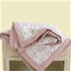 DOTBUY-SHOP 100% Cotone Trapuntino Copriletto Doppia Faccia Estivo Trapunta Leggera Fresco d'Estate Copriletto Trapuntato per Letto Singolo Letto Matrimoniale (Rosa Fiore,200x230cm)