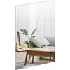 TSKDKIT Specchio da Parete Specchio in Vetro 30 x 21 cm Autoadesivo Specchi da Parete Decorativo HD Senza Cornice Grande per WC Degli ospiti, Bagno, Spogliatoio, Soggiorno