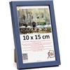 3-B - Cornice portafoto modello Lund in blu scuro - 10 x 15 cm - con vetro acrilico, cornice in legno, cornice per foto, cornice per ritratti