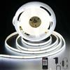 ANTENLICHT Striscia LED COB 5M Bianco Freddo 6000K 36W, Strip LED Dimmerabile con Telecomando, CRI90+, 24V Larghezza 8mm, Striscia LED Adesivo Tagliabile