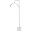 Luqeeg Lampada da Terra a LED, Lampada da Terra da 36W per Extension Ciglia, Luce a LED a Mezzaluna, Lampada per Ciglia e Tatuatori, Estetiste e Viso, luminosità e Altezza Regolabili