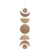 Toyvian Decorazione da parete in legno rustico, con sole, luna, decorazione da appendere per soggiorno, camera da letto