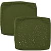 Hoowarm Impermeabili Fodere per Seduta del Divano con Cerniera 50x50 60x60 per Interni Ed Esterni, Patio, Mobili in Rattan Cuscini per Divano Esterno Giardino Sofa Cover Rimovibili(Color15,33x65x10cm(2pcs))