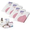 Jeeeun No Pump Vacuum Storage Bags, Press & Seal Space Saver Compression Bag for Clothes, Comforters, Blankets, Bedding (Large,1)