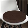 ELYSYSRL Cuscini Rotondi per Sedie Cucina 30/35/40/45/50cm Cuscini per Sedie Antiscivolo per Sedie da Pranzo,Esterno, Giardino, Cucina, Ufficio, Soggiorno(caffè,35x35x8cm Thick)