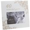 Widdop and Co 6X4In 40 Years Gold Floral Frame