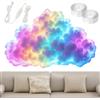 XIQIQI Set Lampada 3D USB A Temporalesca Luce LED Temporalesca 3D Lampada Led Nuvo-la Temporalesc-a Thundercloud Decorazione Con Effetti Musicali Per Scrivania Per Scrivania Soggiorno Ufficio Festa