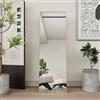 BLSYHDH Specchio da Parete Lungo, Specchio da Terra Appendere con Cornice in Lega di Alluminio e Ganci Specchio a Figura Intera, Per Camera da Letto e Soggiorno(oro, rettangolo 162 x 53 cm)