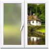 MAKA change your life quality MAKA Pellicola Vetri Finestre Opaca Adesiva Glassato Rotolo 200 x 45 cm Protezione dalla Privacy 100% Anti-UV Finestrone Balcone Ufficio Bagno Camera Letto Autoadesivo Impermeabile (Righe)