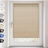 Sonello Tenda veneziana in alluminio SONELLO 30cm x 130cm Beige Tenda veneziana in alluminio con fissaggio senza foratura Protezione per finestre e porte: privacy, abbagliamento, luce e sole