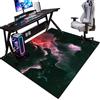 WAWFONG Tappeto Sedia Gaming Tappeto Salvapavimento Antiscivolo Tappetino per Sedia da Ufficio Tappeto per Sedia con Ruote Tappetino Sedia da Gaming Multiuso Tappeto sotto Scrivania 130 x 150 cm