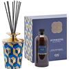 EDG Enzo de Gasperi Profumatore per Ambienti casa con Bastoncini, Bottiglia in Ceramica Lucida Hypnotic Midnight Garden 900ml 4 Varianti Black Forest