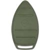 Encasa XO Tappetino in silicone per il riposo del ferro caldo - resistente al calore, antiscivolo, pad più spesso per proteggere il vostro tavolo durante la stiratura - Verde oliva