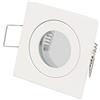LED Line® Faretto da incasso MR11, telaio da incasso Ø 45 mm, foro in alluminio incluso MR11 3 W, luce bianca fredda, 255 lumen, lampadina LED bianca rettangolare