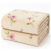 Corredocasa Plaid in Pile Extra Morbido e Soffice con Elegante Trama Scozzese Made in Italy - Leggero e Confortevole - Coperta Perfetta per Divano, Letto (Fiori Rosa, Matrimoniale 210x240)