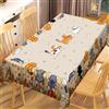 acsewater Tovaglia con gatti Tovaglie divertenti Copritavolo lavabile e impermeabile per gli amanti dei gatti Decorazioni per la casa 180 x 140 cm Rectangular