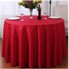 CIEEIN CIEHT Poliestere Tovaglia Rotonda Diametro 160cm-320cm Hotel Ristoranti Eventi Feste Copritavolo Resistente Lavabile in Lavatrice Rosso diametro 160 cm
