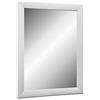 Online-GalleryKing TheMIRRROR - Specchio da parete incorniciato in vero vetro 80 x 130 cm - su misura in Fitche bianco ideale come specchio da corridoio o da salone - Include ganci in metallo e