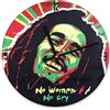 Fitwish Orologio da parete vintage in MDF stampa Bob Marley No women no cry,diametro 30cm,stile shabby chic per decorare casa in modo originale,ideale per tutti gli ambienti della casa(No Woman No cry)