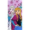 CARTOON Telo Mare Bambina Frozen 70x140 cm Asciugamano Microfibra 100% Poliestere Asciugatura Rapida Telo Spiaggia Piscina con Elsa e Anna Idea Regalo Disney