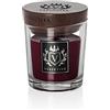 Vellutier Candela Profumata Alpine Vin Brulé, Candela in Barattolo, Specialmente Formulata con Cera Vellutata, Coperchio Legno, Aroma di Garofano e Vin Brulé, 9 x 7 cm, Piccolo, 90 g