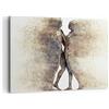 ARTTOR Quadri Moderni Soggiorno polvere donna uomo amore Quadro su Tela 120x80cm Stampe da Parete Camera da Letto Cucina 1 pezzo Wall Art Canvas Grandi XXL Decorazione Murale Grafica Immagini AA120x80-3102
