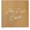 Hyggartn Libro degli Ospiti Vintage per Matrimonio - 21x21 cm, 72 Pagine - per Anniversari e Battesimi