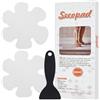 Secopad - Adesivi di Sicurezza per Vasca da Bagno e Doccia, Antiscivolo, con Raschietto di Alta qualità (Clear)