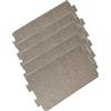 Josenidny 5 Pezzi di Guida D' Addensata Pezzi di Ricambio Accessori Coperchio Foglio di Copertura per Forno a Microonde Universale per Riparazione Piastra in Mica