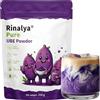 Rinalya Polvere di Ube 250 g - 100% Igname Viola Premium - Origine Filippine (Regione di Urdaneta) - 100% Naturale & Vegana - Marchio Francese