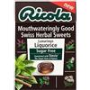 Ricola Scatola senza zucchero di liquirizia, 45 g