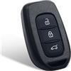 Generic Chiave Elettronica Grezza per Dacia - per Renault - 2 o 3 Pulsanti a Scelta dal 2014 al 2020 - PCF 7961 - ID4A - HITAG AES (3 Pulsanti, HU136T)