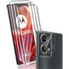 Yonntmmi Pellicola protettiva per Moto G85 5G Vetro Temperato 3 Pezzi con pellicola per obiettivo per fotocamera 1 Pezzi,HD Trasparente Pellicola protettiva per Moto G85 5G