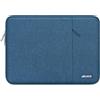 MOSISO 13.3 pollici Custodia Laptop, 13-13.3 pollici Borsa PC Compatibile con MacBook Air/Pro 13/Pro 14 M5 M4 M3 M2 M1, HP Dell ASUS Lenovo, Poliestere Manica Verticale con Tasca, Blu Saxe